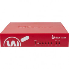 WATCHGUARD Firebox T55-W Network Security/Firewall Appliance - 5 Port - 10/100/1000Base-T - Gigabit Ethernet - Wireless LAN IEEE 802.11a/b/g/n - AES (128-bit), AES (256-bit), RSA, DES, SHA-2, 3DES - 5 x RJ-45 - 3 Year Basic Security Suite - TAA Compliance