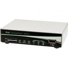 Digi TransPort WR21 Cellular Modem/Wireless Router - 3G - WCDMA 850, WCDMA 900, WCDMA 1700, WCDMA 1900, WCDMA 2100 - HSPA+ - 2 x Network Port - USB - Fast Ethernet - VPN Supported - Desktop, Wall Mountable, Rail-mountable - TAA Compliance WR21-U92B-DE1-SB