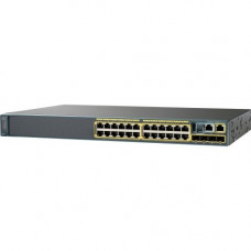 Cisco Catalyst 2960S-24TS-L Ethernet Switch - 24 Ports - Manageable - Refurbished - 2 Layer Supported - 1U High - Rack-mountable - RoHS-5 Compliance WS-C2960S-24TSL-RF