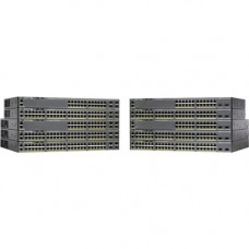 Cisco Catalyst 2960X-24PS-L Ethernet Switch - 24 Ports - Manageable - Refurbished - 2 Layer Supported - 1U High - Rack-mountable, Desktop - Lifetime Limited Warranty - RoHS, TAA Compliance WS-C2960X-24PSL-RF