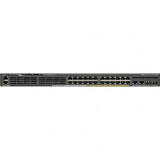 Cisco Catalyst 2960X-24PSQ-L Cool Switch - 24 Ports - Manageable - Refurbished - 3 Layer Supported - Modular - Twisted Pair, Optical Fiber - Rack-mountable - Lifetime Limited Warranty WS-C2960X24PSQL-RF