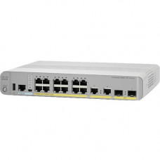 Cisco 3560CX-12TC-S Layer 3 Switch - 12 Ports - Manageable - 3 Layer Supported - PoE Ports - Desktop, Rack-mountable, Rail-mountable - Lifetime Limited Warranty - RoHS-6 Compliance WS-C3560CX-12TC-S