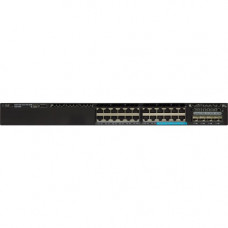 Cisco Catalyst 3650-24T Layer 3 Switch - 24 Ports - Manageable - Refurbished - 4 Layer Supported - Modular - Twisted Pair, Optical Fiber - 1U High - Rack-mountable, Desktop - Lifetime Limited Warranty WS-C3650-24TD-E-RF