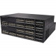 Cisco Catalyst 3650-48FQM-L Layer 3 Switch - 48 Ports - Manageable - Refurbished - 4 Layer Supported - Modular - Twisted Pair, Optical Fiber - 1U High - Rack-mountable, Standalone - TAA Compliance WS-C3650-48FQML-RF