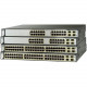 Cisco Catalyst 3750V2-48PS - Switch - L3 - managed - 48 x 10/100 + 4 x SFP - rack-mountable - PoE - refurbished WS-C3750V248PSS-RF