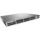 Cisco Catalyst 3850-48U Layer 3 Switch - 48 Ports - Manageable - Refurbished - 3 Layer Supported - Twisted Pair - 1U High - Rack-mountable WS-C3850-48U-E-RF