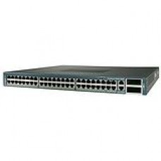 Cisco Catalyst 4948 - Switch - managed - 48 x 10/100/1000 + 4 x shared SFP - rack-mountable - refurbished WS-C4948-RF