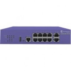 Extreme Networks ExtremeSwitching X435-8P-2T-W Ethernet Switch - 10 Ports - Manageable - 2 Layer Supported - Modular - 100 W PoE Budget - Twisted Pair - PoE Ports - Wall Mountable, Rack-mountable - TAA Compliance X435-8P-2T-W