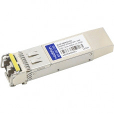 AddOn SFP+ Module - For Data Networking, Optical Network 1 10GBase-DWDM Network - Optical Fiber Single-mode - 10 Gigabit Ethernet - 10GBase-DWDM - Hot-swappable - TAA Compliant - TAA Compliance XCVR-S80W34-AO