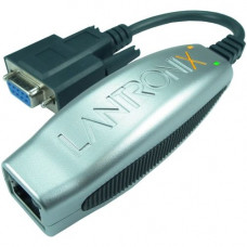 Lantronix Compact 1-Port Secure Serial (RS232/ RS422/ RS485) to IP Ethernet Device Server and Modbus Support (TCP; ASCII; RTU); Up to 256-bit AES encryption; International 110 - 240 VAC - Secure; Integrated; Plug-and-play Serial (RS232/RS422/RS85) to Ethe