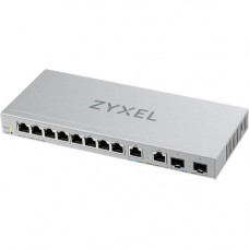 Zyxel 12-Port Web-Managed Multi-Gigabit Switch with 2-Port 2.5G and 2-Port 10G SFP+ - 12 Ports - Manageable - 2 Layer Supported - Modular - Twisted Pair, Optical Fiber - Wall Mountable - 2 Year Limited Warranty XGS1210-12