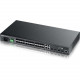 Zyxel 20-port GbE Fiber L2 Switch with Four GbE Combo Ports and Four 10G Fiber Ports - Manageable - 2 Layer Supported - Desktop, Rack-mountable - 2 Year Limited Warranty - RoHS Compliance XGS3600-28F
