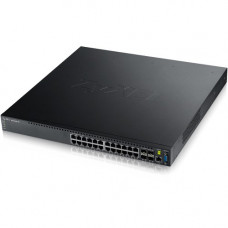Zyxel 24-Port GbE L2+ Switch with 10GbE Uplink - Manageable - 4 Layer Supported - Desktop - 2 Year Limited Warranty - RoHS Compliance XGS3700-24