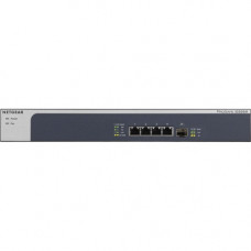 Netgear XS505M Ethernet Switch - 4 Ports - 2 Layer Supported - Modular - Twisted Pair, Optical Fiber - Desktop, Rack-mountable - Lifetime Limited Warranty XS505M-100NAS