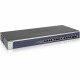 Netgear 12-Port 10-Gigabit Ethernet Smart Managed Pro Switch (XS712Tv2) - 12 Ports - Manageable - 3 Layer Supported - Modular - Twisted Pair, Optical Fiber - Rack-mountable - Lifetime Limited Warranty XS712T-200NES