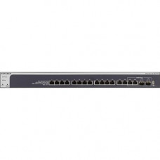 Netgear 16-Port 10-Gigabit Smart Managed Switch - 16 Ports - Manageable - 3 Layer Supported - Modular - Twisted Pair, Optical Fiber - Rack-mountable XS716T-100NES