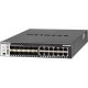 Netgear M4300 Stackable Managed Switch with 24x10G including 12x10GBASE-T and 12xSFP+ Layer 3 - 12 Ports - Manageable - 3 Layer Supported - Modular - Optical Fiber, Twisted Pair - 1U High - Rack-mountable XSM4324S-100NES