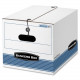 Fellowes Bankers Box STOR/FILE&trade; - Letter/Legal - Internal Dimensions: 12" Width x 15.50" Depth x 10.25" Height - External Dimensions: 12.3" Width x 16" Depth x 11" Height - Media Size Supported: Letter, Legal - Stri