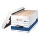 Fellowes Bankers Box Bankers Box&reg; Stor/File&trade; - Legal, Lift-Off Lid 4pk - Internal Dimensions: 15" Width x 24" Depth x 10" Height - External Dimensions: 15.9" Width x 25.4" Depth x 10.3" Height - 700 lb - Med