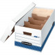 Fellowes Bankers Box Stor/File&trade; DividerBox&trade; - Letter - Internal Dimensions: 12" Width x 24" Depth x 10" Height - External Dimensions: 12.9" Width x 25.4" Depth x 10.3" Height - Media Size Supported: Letter