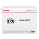 Canon 039 Original Toner Cartridge - Black - Laser - 11000 Pages - 1 Pack - TAA Compliance 0287C001