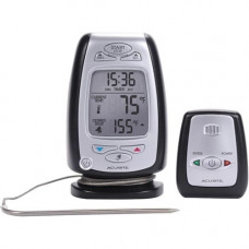 Chaney Instrument Co AcuRite Digital Meat Thermometer & Timer with Pager - 32&deg;F (0&deg;C) to 392&deg;F (200&deg;C) - Timer, Heat Resistant, Clock, Cord Management - For Meat, Kitchen, Food, Oven, Grill, Fryer, Cooker, Smoker, Barbe