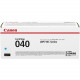 Canon CRG-040CYN Toner Cartridge - Cyan - Laser - Standard Yield - 5400 Pages - TAA Compliance 0458C001