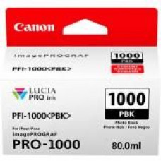 Canon PFI-1000 Original Ink Cartridge - Photo Black - Inkjet - 2205 Photos - TAA Compliance 0546C002