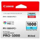 Canon LUCIA PRO PFI-1000 Original Ink Cartridge - Photo Cyan - Inkjet - 5140 Photos - TAA Compliance 0550C002