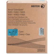 Xerox Cyan Solid Ink (4 Sticks/Box) (Total Box Yield 37,000) - TAA Compliance 108R00829