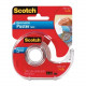 3m Scotch Removable Poster Tape - 0.75" Width x 12.50 ft Length - 1" Core - Synthetic - Removable - Dispenser Included - Handheld Dispenser - 1 Roll - Clear - TAA Compliance 109