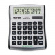 Victor 11003A Mini Desktop Calculator - Large Display, Angled Display, Dual Power, Antimicrobial, Independent Memory, Environmentally Friendly, Battery Backup - Battery/Solar Powered - Battery Included - 1.1" x 4.5" x 5" x 5" - White, 