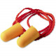 3m 1110 Corded Foam Earplugs - Comfortable, Smooth Surface, Dirt Resistant, Disposable, Dielectric, Corded, Hypoallergenic - Noise Protection - Polyurethane - Orange - 100 / Box 1110