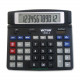 Victor 12004 Desktop Calculator - Auto Power Off, Big Display, Auto Replay, Easy-to-read Display, Dual Power - 12 Digits - LCD - Battery/Solar Powered - 0.5" x 7.3" x 6.4" - Black - 1 Each 1200-4