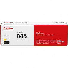 Canon 045 Toner Cartridge - Yellow - Laser - Standard Yield - 1300 Pages - TAA Compliance 1239C001