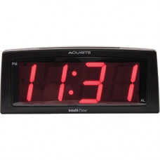 Chaney Instrument Co AcuRite 7-inch Jumbo Intelli-Time Alarm Clock - Digital - Electric 13003A3