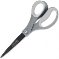 Fiskars Performance 8" Nonstick Titanium Scissors - 8" Overall Length - Straight - Titanium - Orange, Gray - 1 Each 1541301001