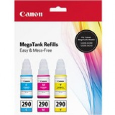 Canon GI-290 CMY Ink Bottle Value Pack - Inkjet - Magenta, Cyan, Yellow - 3 / Pack - TAA Compliance 1596C005