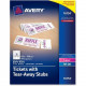 Avery &reg; Printable Tickets with Tear-Away Stubs - 1 3/4" Width x 5 1/2" Length - Laser, Inkjet - White - 20 / Sheet - 200 / Pack - FSC, TAA Compliance 16154