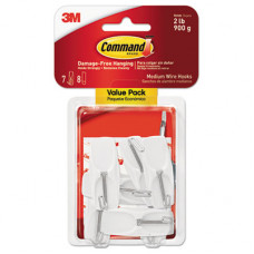 3m HOOK,MEDIUM,WIRE,7/PK,WH - TAA Compliance 17065VPES