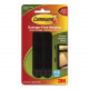 3m Command Large Adhesive Picture Hanging Strips - Removable - 8 / Pack - Black - TAA Compliance 17206BLK