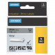 Newell Rubbermaid Dymo Black on Gray Color Coded Label - Permanent Adhesive - 15/16" Width x 18 3/64 ft Length - Thermal Transfer - Gray, White - Vinyl - TAA Compliance 1805425