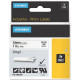 Newell Rubbermaid Dymo Black on White Color Coded Label - Permanent Adhesive - 1" Width x 18 3/64 ft Length - Thermal Transfer - White - Vinyl - TAA Compliance 1805430