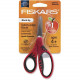 Fiskars Softgrip Blunt-tip 5" Kids Scissors - 1.75" Cutting Length - 5" Overall Length - Straight-left/right - Stainless Steel - Blunted Tip - Blue, Red, Purple - 1 Each 1942201001