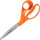 Fiskars Bent Scissors - 12" Overall Length - Bent - Stainless Steel - Orange - 1 Each 1944101008