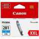 Canon CLI-281 XXL Original Ink Cartridge - Cyan - Inkjet - TAA Compliance 1980C001