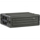 SKB Roto-Molded 3U Shallow Rack - Internal Dimensions: 19" Width x 5.25" Height - External Dimensions: 22.4" Width x 16.2" Depth x 7.4" Height - Stackable - Rubber, LLDPE, Steel 1SKB-R3S