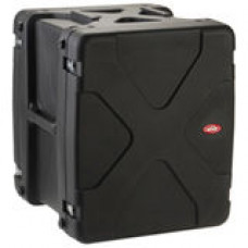 SKB 14U Roto Shockmount Rack Case - Internal Dimensions: 19" Width x 20" Depth x 24.50" Height - External Dimensions: 29.1" Width x 28" Depth x 33.3" Height - 40.30 gal - Latching Closure - Heavy Duty - Stackable - Black - Fo