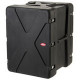 SKB 16U Roto Shockmount Rack Case - Internal Dimensions: 19" Width x 23.25" Depth x 28" Height - External Dimensions: 29.3" Width x 27.4" Depth x 36.3" Height - 46.06 gal - Latching Closure - Stackable - Polyethylene - Black 
