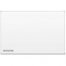 MooreCo Low Profile Porcelain Marker Boards - 36" (3 ft) Width x 48" (4 ft) Height - White Porcelain Surface - Anodized Aluminum Frame - Rectangle - 1 Each - GREENGUARD, TAA Compliance 2029C